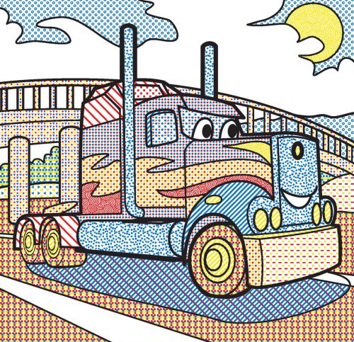 Водные раскраски Грузовики укр [tsi153290-TSI], фото №3