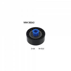 Ролик обводной/направляющий поликлинового ремня SKF VKM 38263 для MERCEDES-BENZ по центру - Фото 1