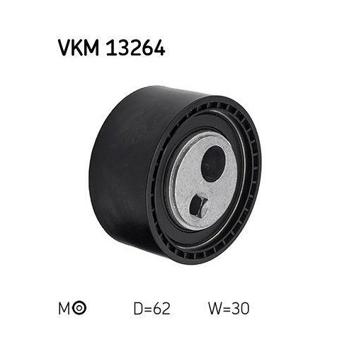 Натяжной ролик зубчатого ремня SKF VKM 13264, фото №2 Натяжной ролик зубчатого ремня SKF VKM 13264, фото №2