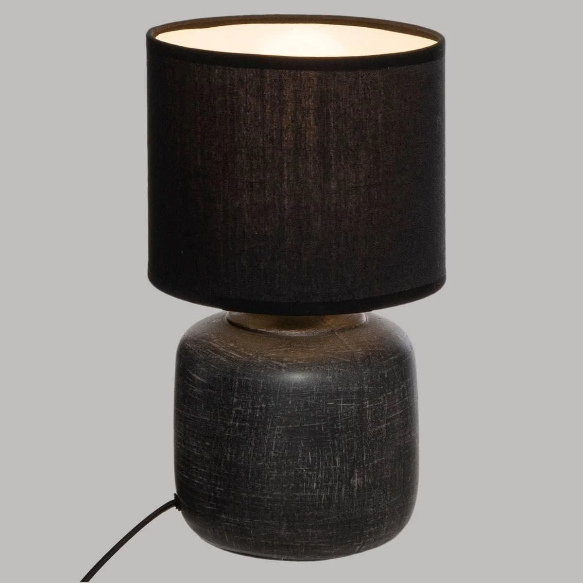 Настільна лампа Atmosphera Cyld 26,5 см Чорний, фото №2