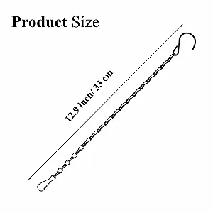 Ланцюги для підвісних кошиків Teaaha металеві набір з 4 шт. 33 см synthetic.ua - Фото 1