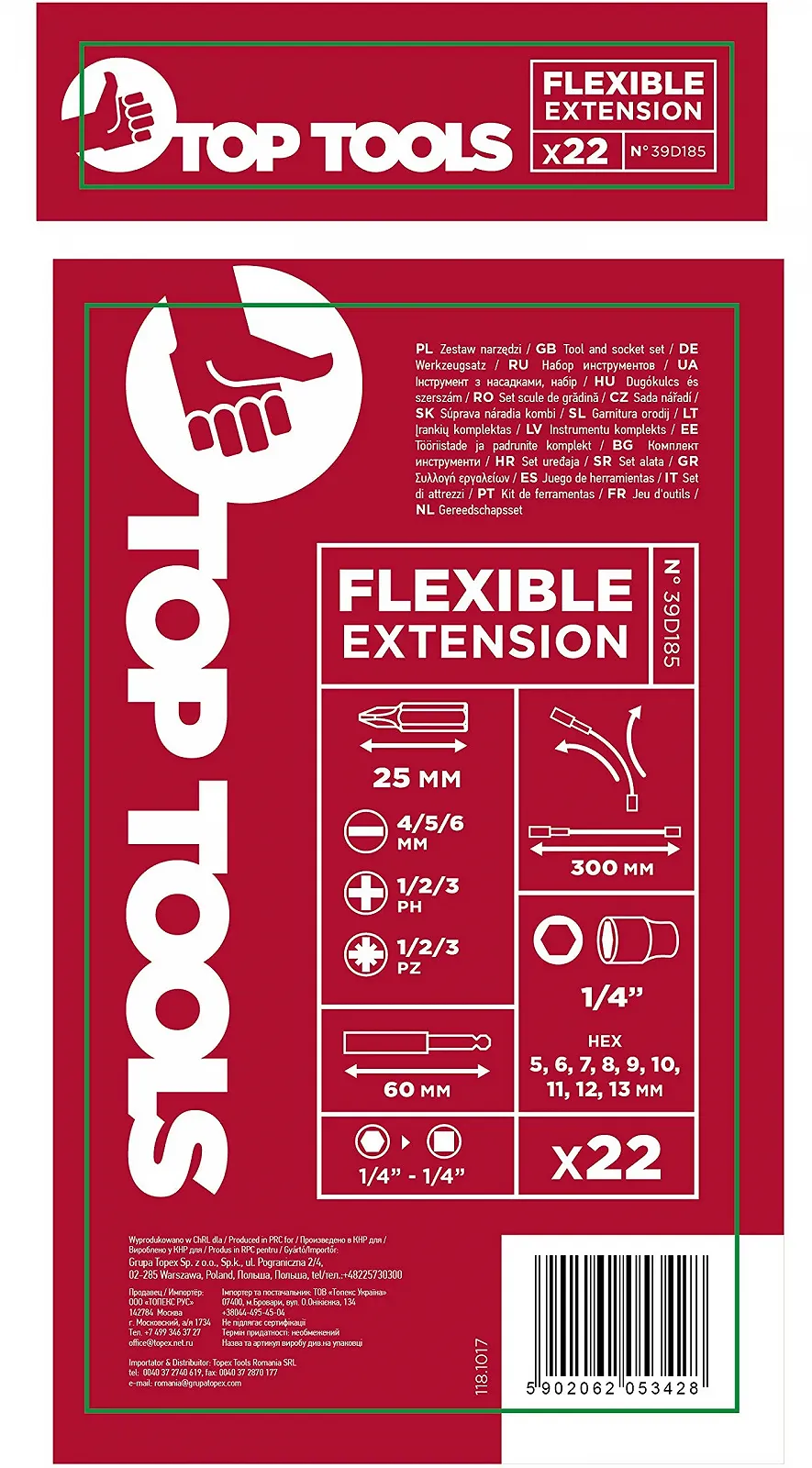Гнучкий набір викруток з бітами та гайковими ключами, фото №3