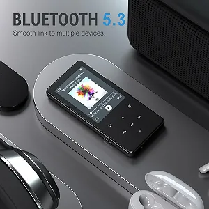 MP3-плеер 64GB Bluetooth 5.3, 18 успокаивающих звуков, устройство белого шума для младенцев и взрослых для сна, встроенный HD динамик, диктофон, FM-радио, TF-карта до 128GB synthetic.ua - Фото 1