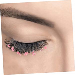 Накладные ресницы Angoily 2 пары с блестками Химическое волокно 5D густые synthetic.ua - Фото 1