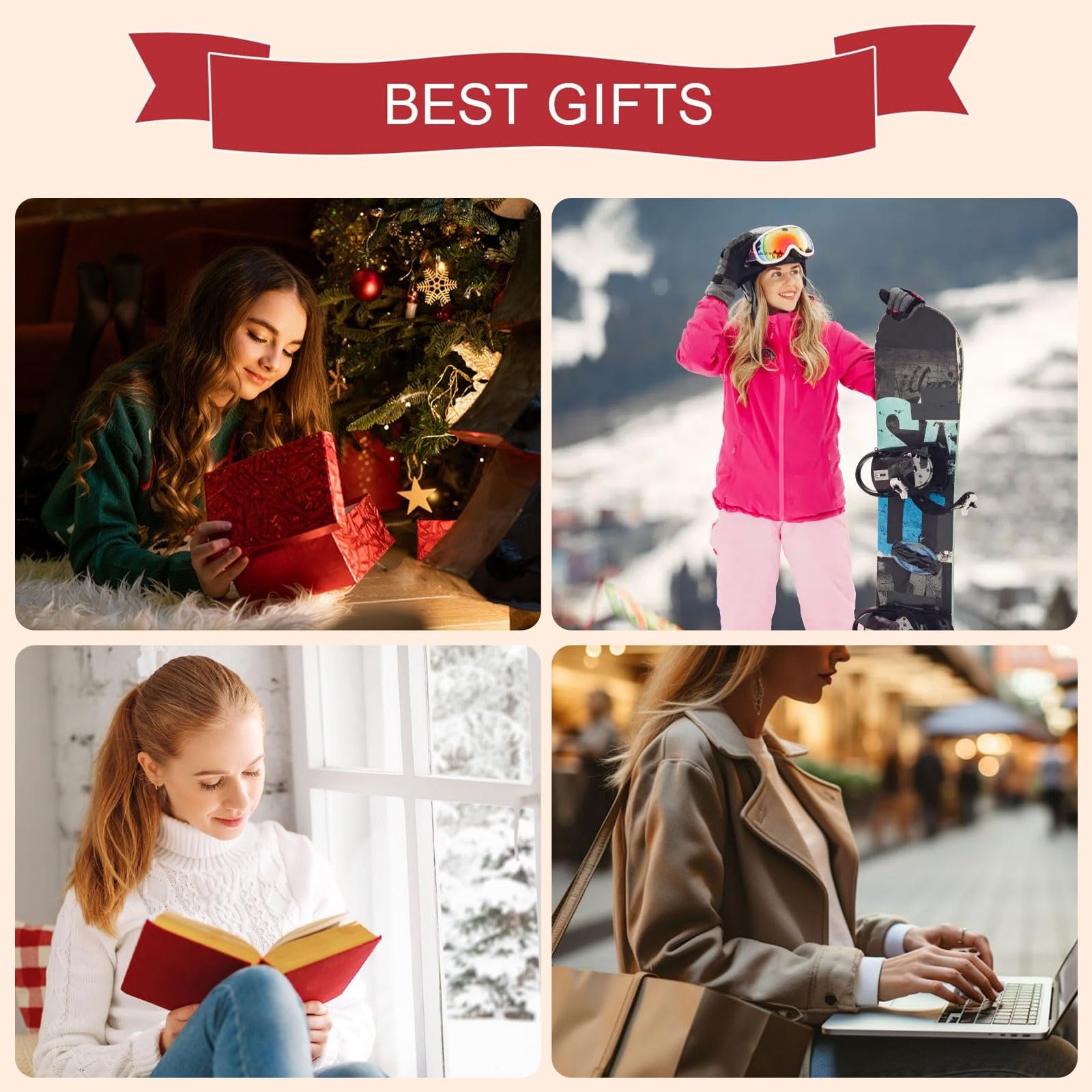 5 пар теплых носков для кровати с флисовой подкладкой для женщин - Супермягкие, уютные, теплые зимние носки для женщин и девочек - Идеально подходят для рождественских подарков, фото №4