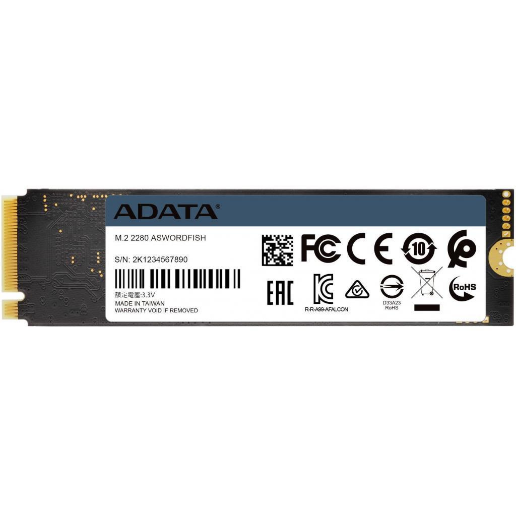 Внутренний накопитель A-Data SSD M.2 2280 2TB ASWORDFISH-2T-C, фото №5 Внутренний накопитель A-Data SSD M.2 2280 2TB ASWORDFISH-2T-C, фото №5