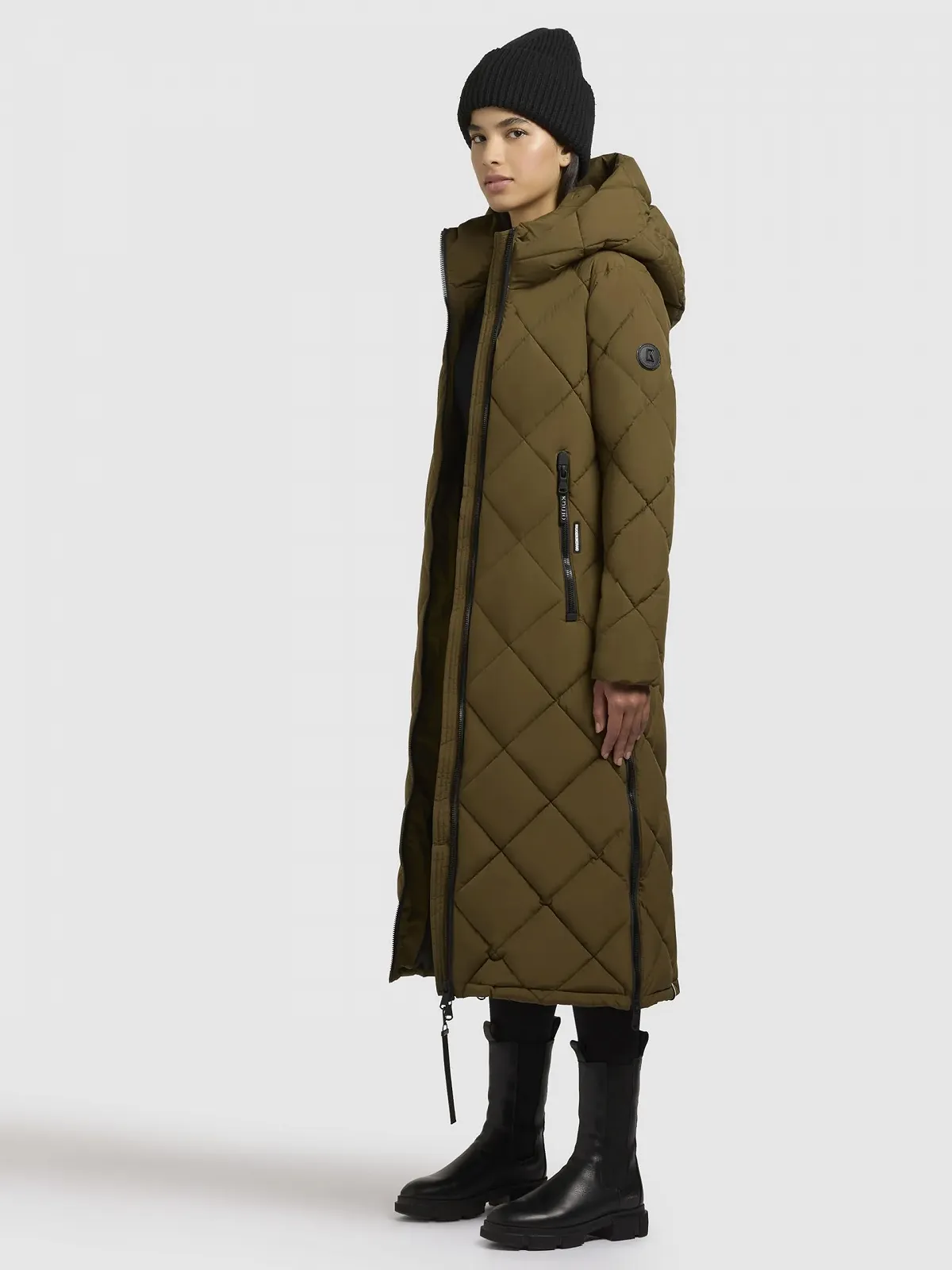 Зимнее пальто Khujo Genti Женское Зеленый Streetwear, фото №4 Зимнее пальто Khujo Genti Женское Зеленый Streetwear, фото №4