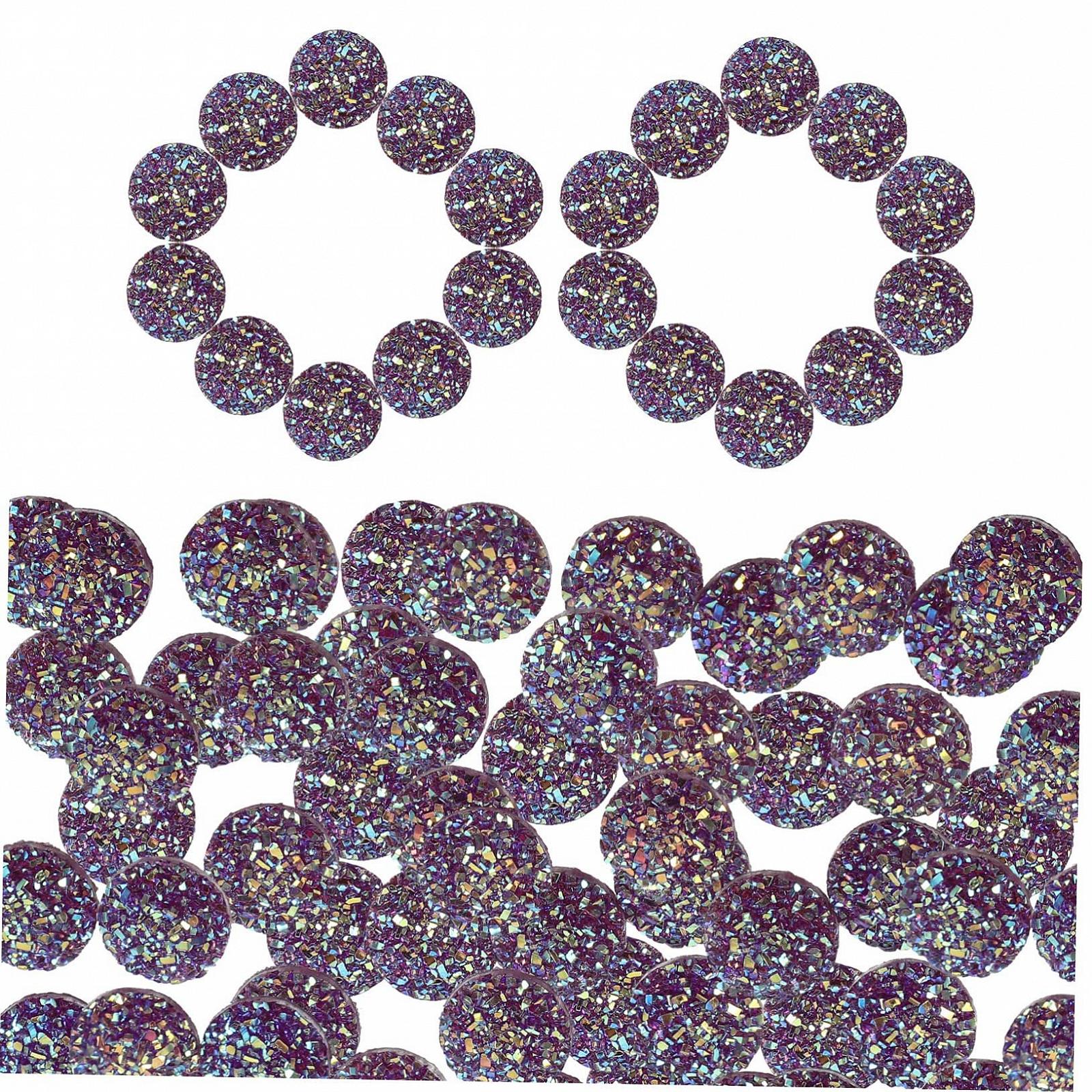 Стразы Healeved, 500 шт., плоская задняя часть, для DIY украшений, блестящие кристаллы, фиолетовые, фото №9