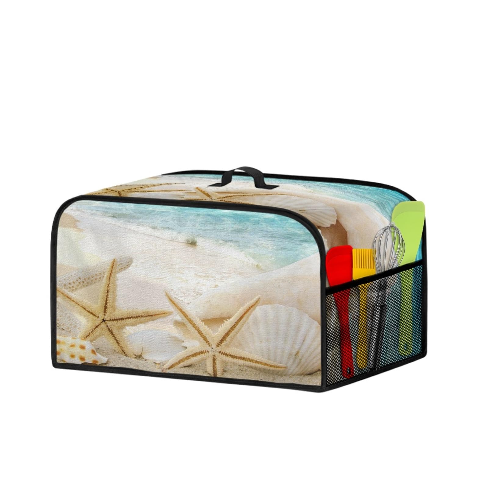 Чехол Wanyint Beach Print Casual Slow Cooker Compatible with Dutch Oven, фото №3