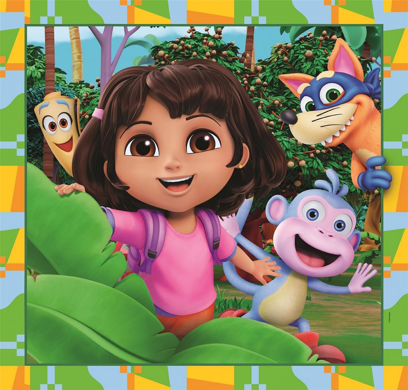 Пазл Clementoni Dora The Explorer 25078 3 x 48 деталей, фото №5