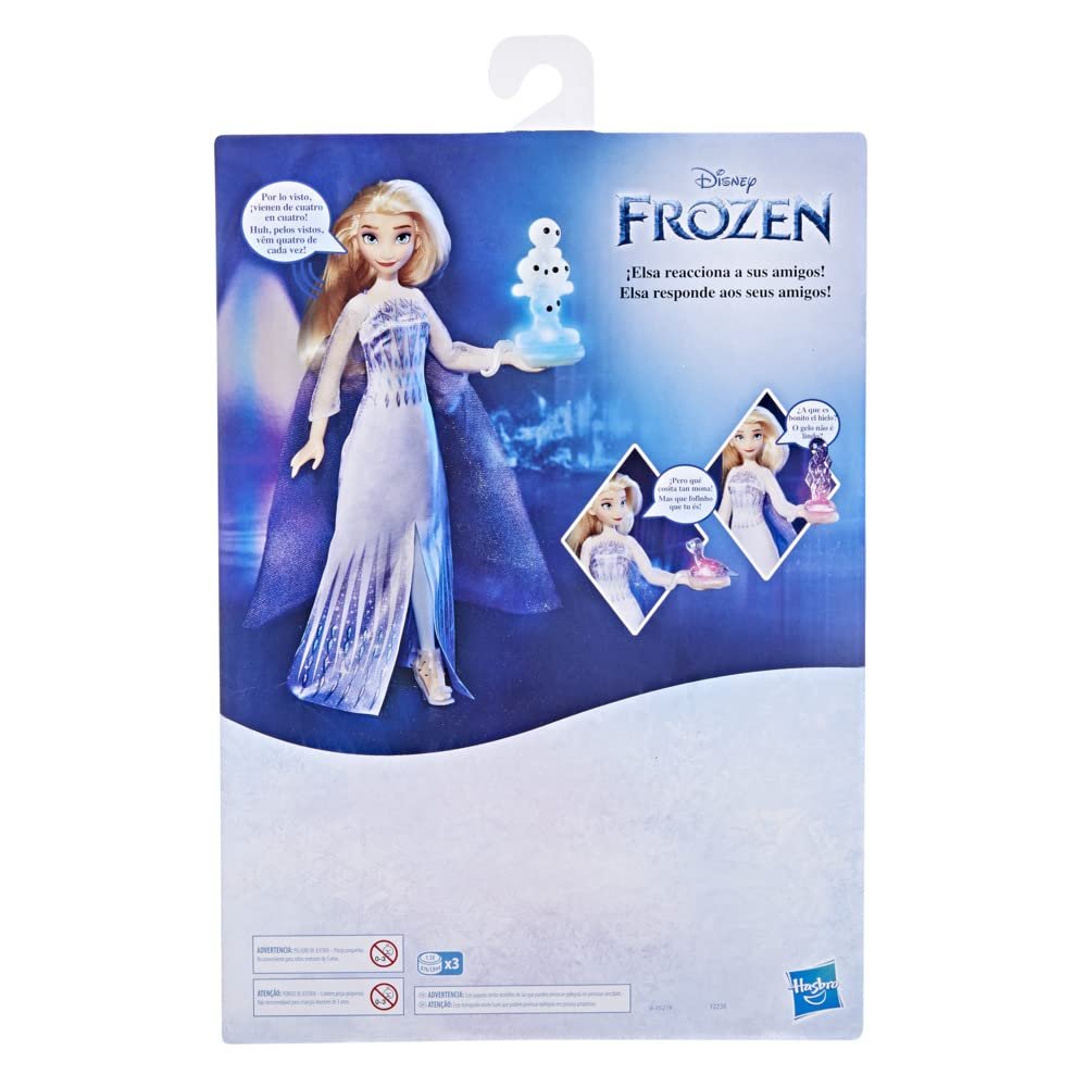 Лялька Elsa Disney Frozen Hasbro Gaming F2230675 F2230, Talking Friends 2, з Звуками та Фразами, Іграшка для Дітей від 3 років, Multi, фото №4 Лялька Elsa Disney Frozen Hasbro Gaming F2230675 F2230, Talking Friends 2, з Звуками та Фразами, Іграшка для Дітей від 3 років, Multi, фото №4