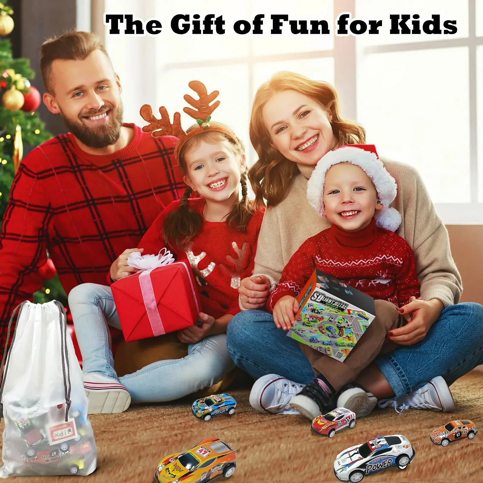 Іграшковий набір TOYABI Car Toy 21 шт з ігровим килимком та катапультою, маленькі машинки, фото №7