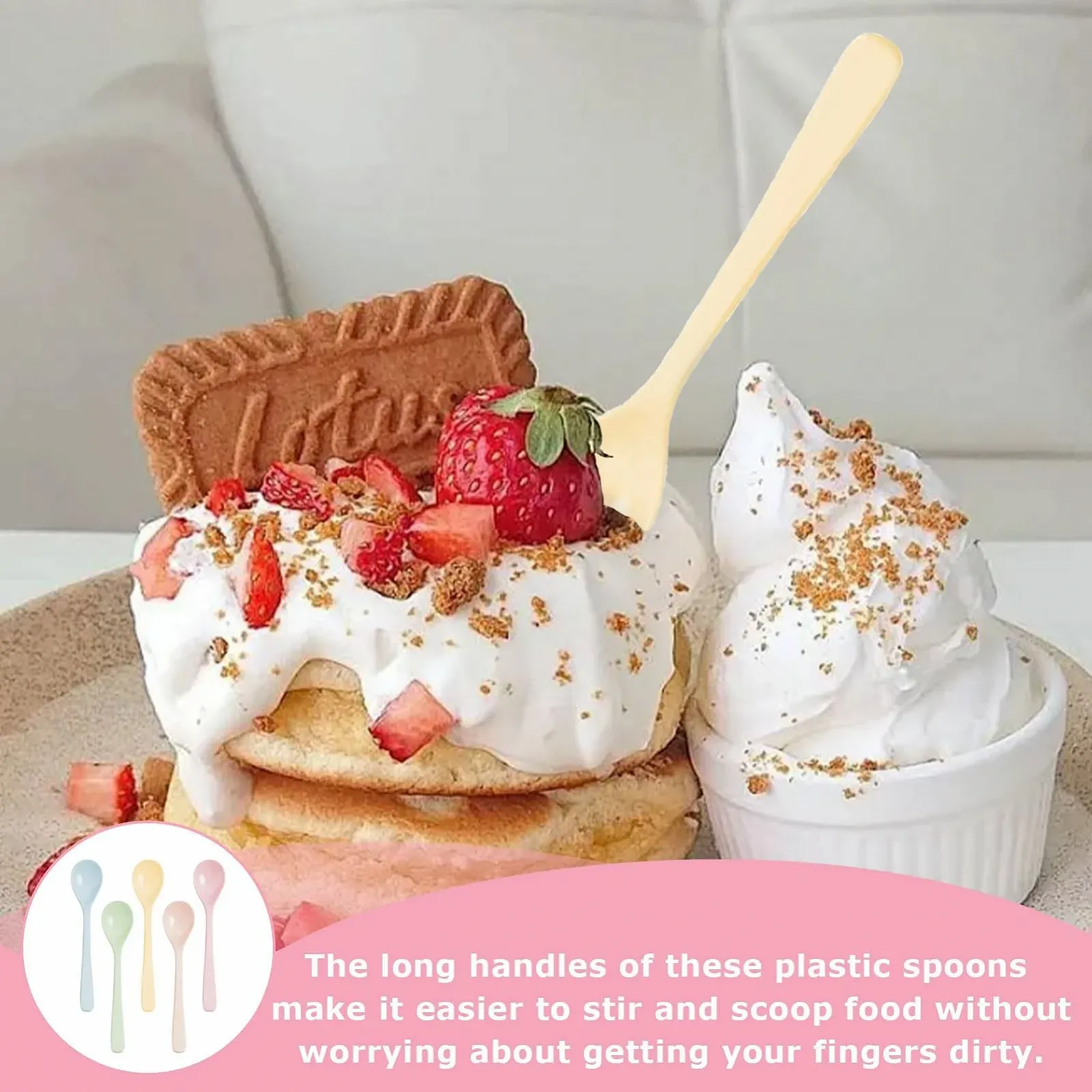 Набір пластикових ложок (5 шт.), фото №4