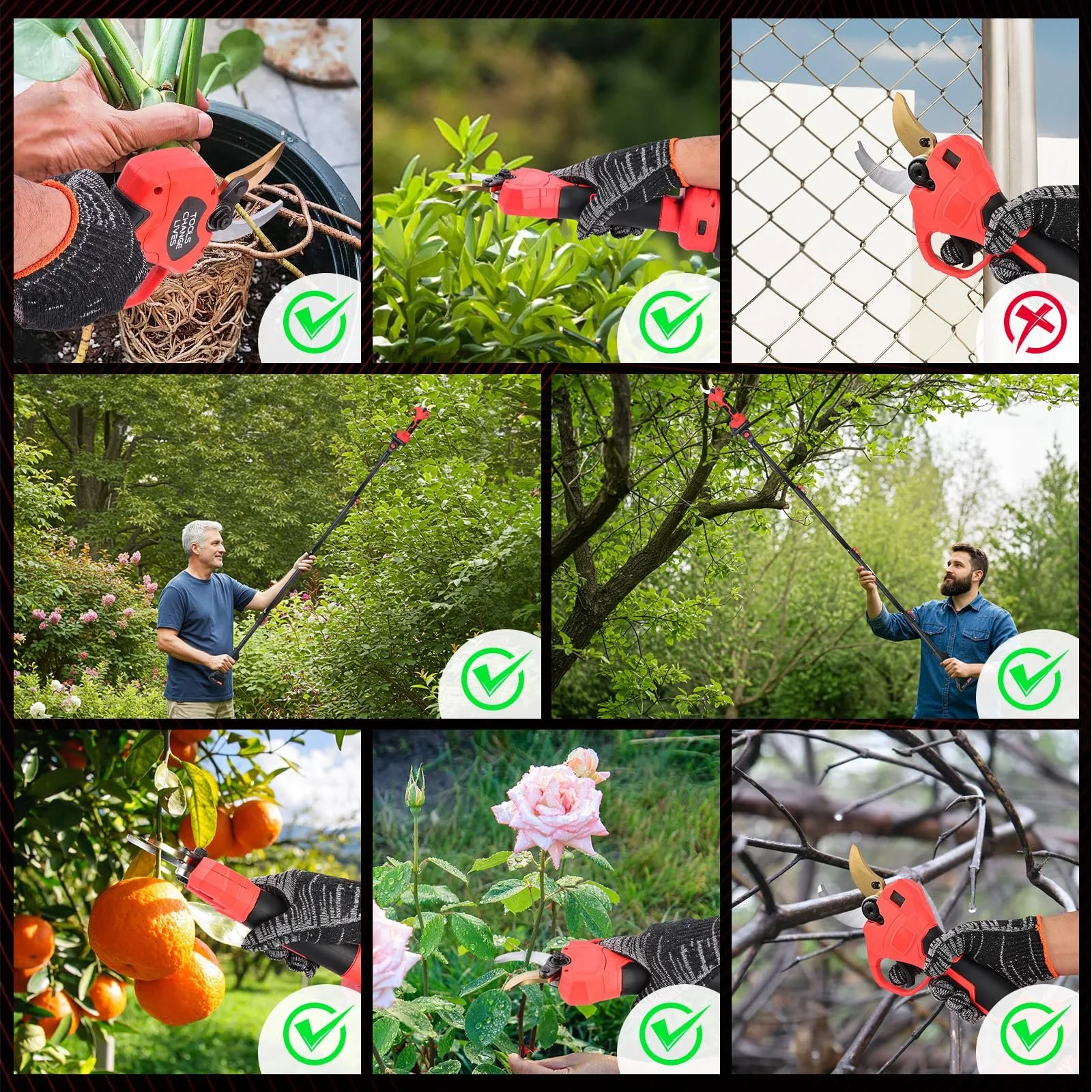 Секатор Электрический Беспроводной Садовый, фото №9