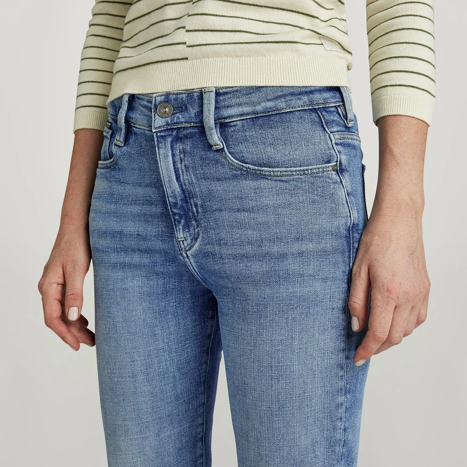 Женские джинсы G‑Star Strace Straight Jeans Sun Faded Blue Donau - 27, фото №6