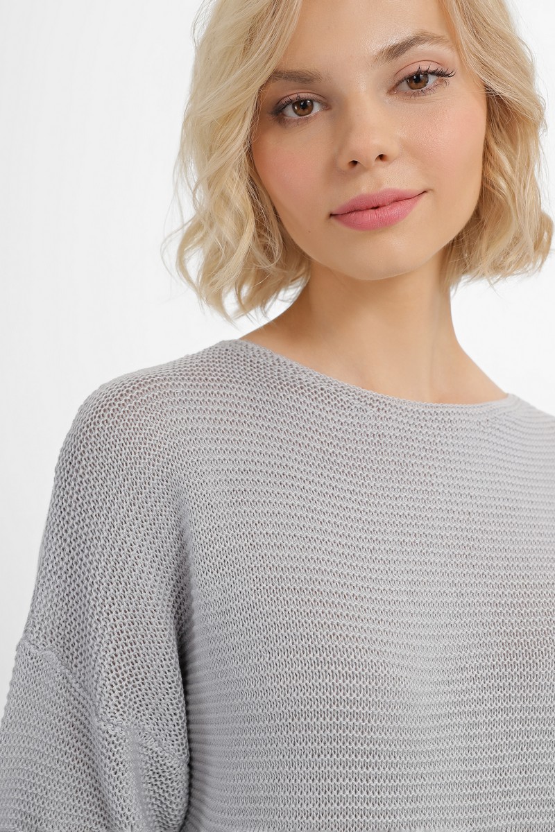 Джемпер Sewel JS435 46-48 Светло-серый JS435190000, фото №4