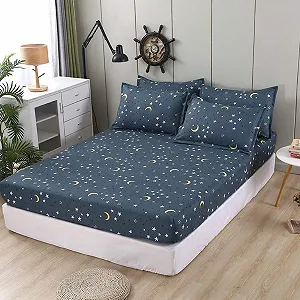 Простыня на резинке Chickwin 120 x 200 см, для односпальной кровати, 100% микрофибра synthetic.ua - Фото 1