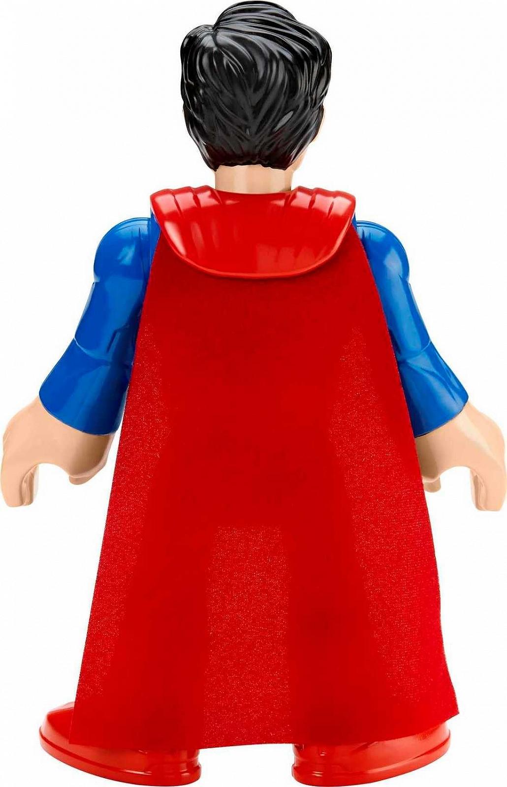 Игрушка-фигурка Imaginext DC Super Friends Superman XL 10 Дюймов Подвижные Части Мягкая Тканевая Накидка для Детей 3 до 8 Лет GPT43, фото №5