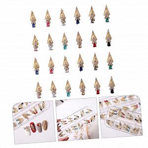 Стразы для ногтей Стрелы Сплав, 24 шт. synthetic.ua - Фото 1