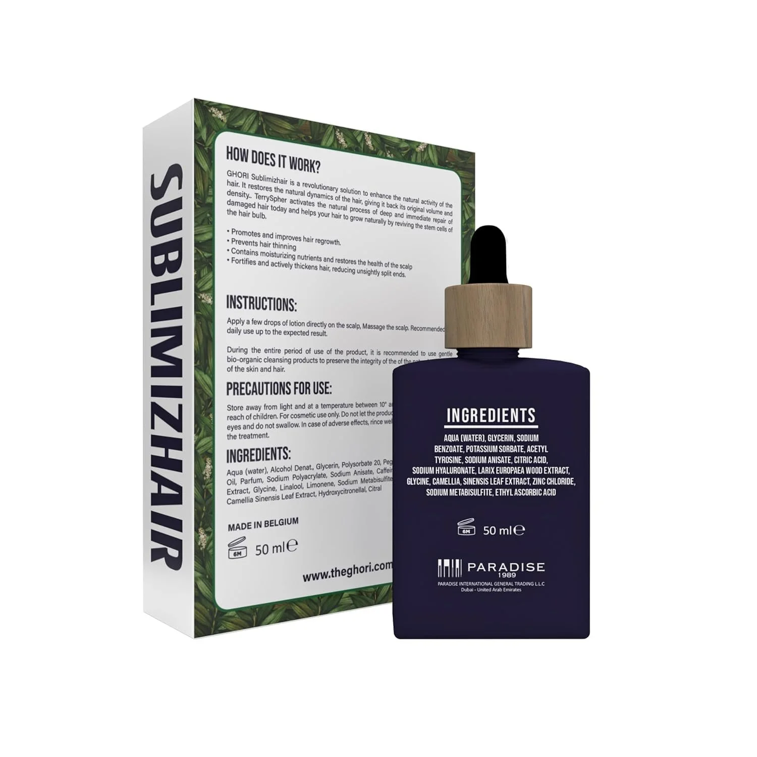 Лосьйон для волосся Ghori Sublimizhair Cellulizer, 50 мл, фото №3