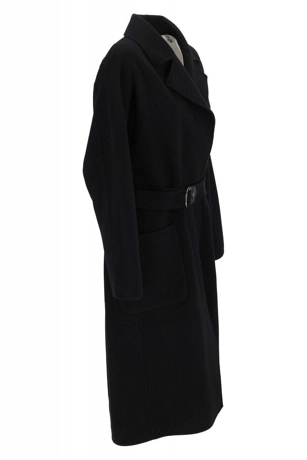 Пальто Elisabetta Franchi CP54D46E2 Черный, фото №6