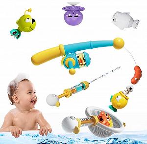 Игра для ванны Рыбалка 8 предметов, Магнитная - Фото 1