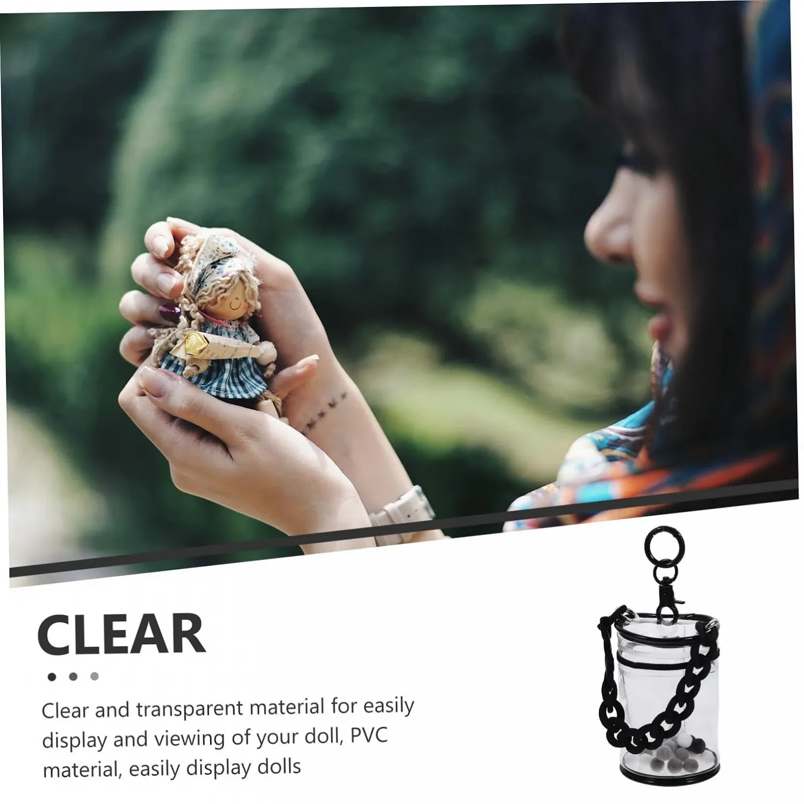 Комплект HEMOTON 1 прозрачный детский мешок подвесные слепые коробки для кукол, фото №4