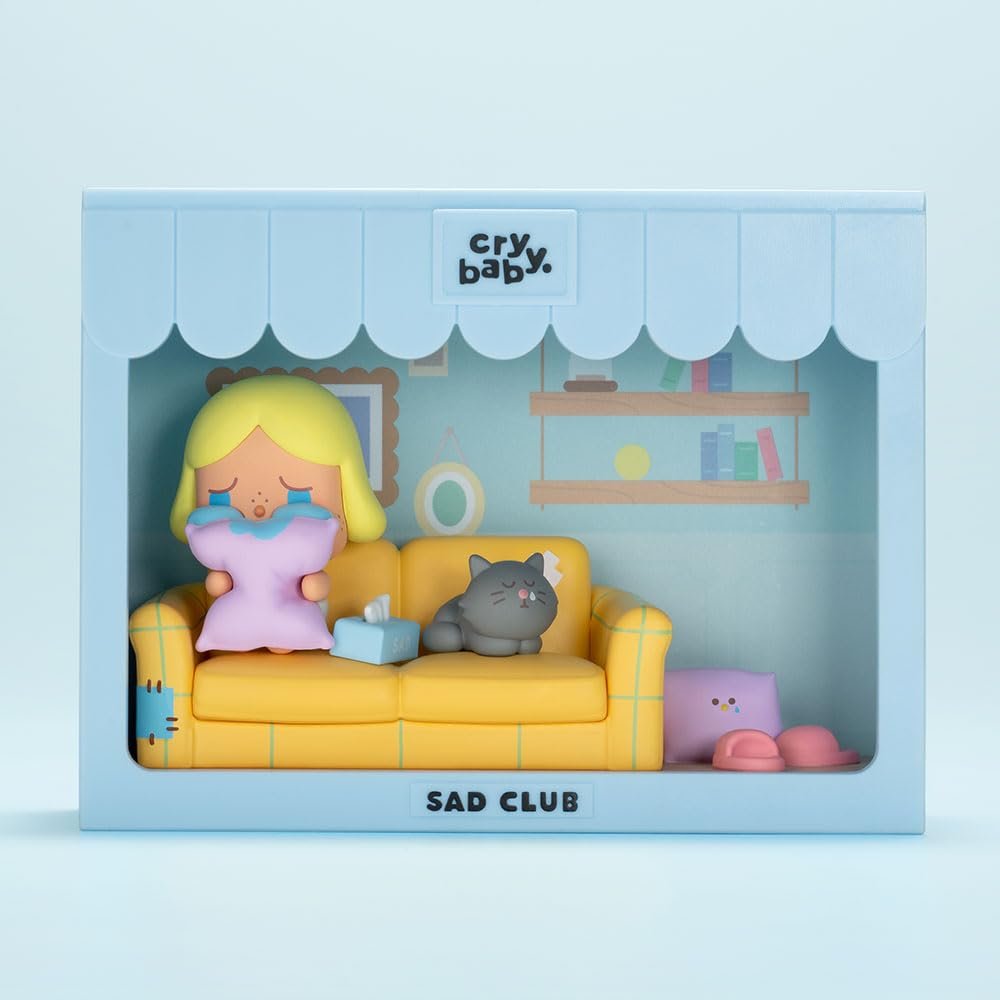 Фигурка POP MART Crybaby Sad Club Series, набор 8 шт, 6-10 см, фото №4