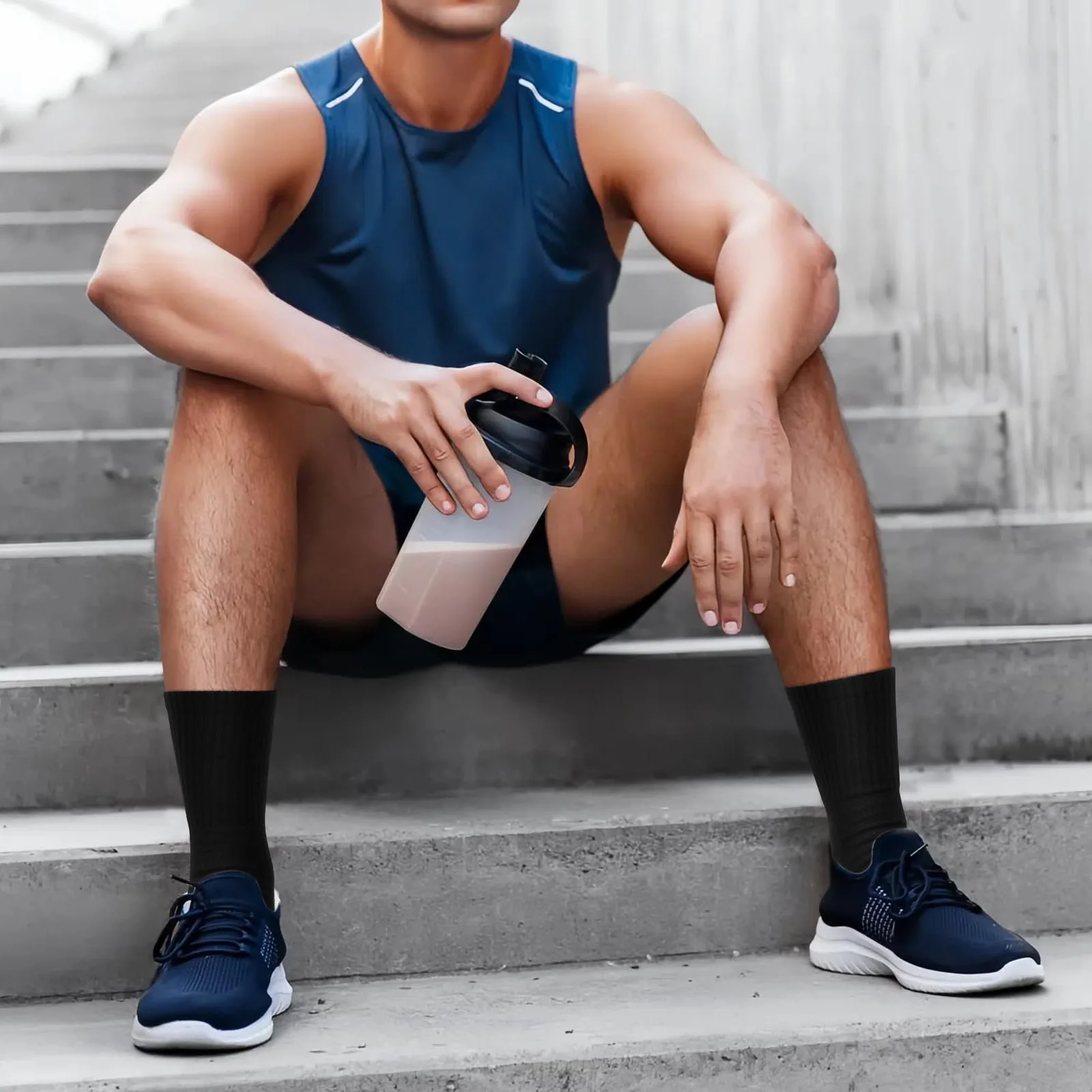 Спортивні шкарпетки (6 пар) для чоловіків та жінок, для бігу, фото №5