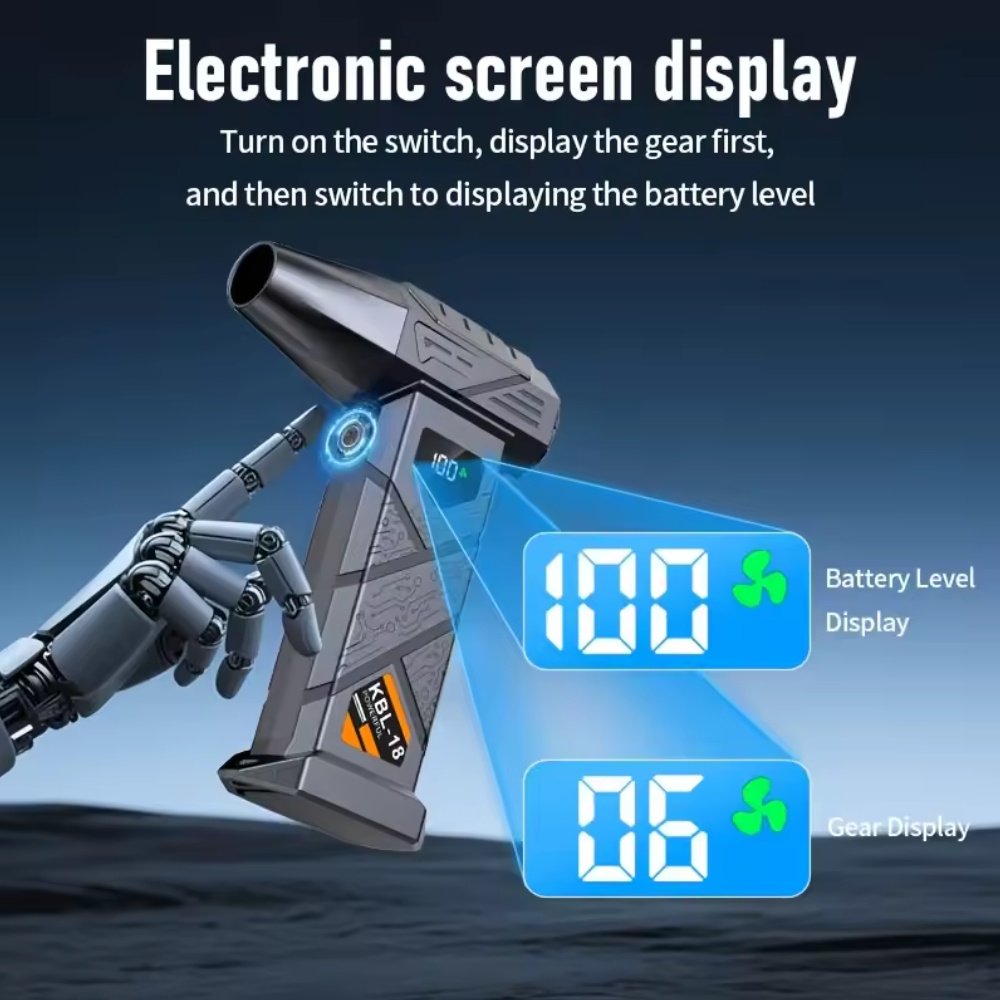 Турбовентилятор Violent KBL-18 Turbo Jet Fan 150000 RPM Black, фото №4