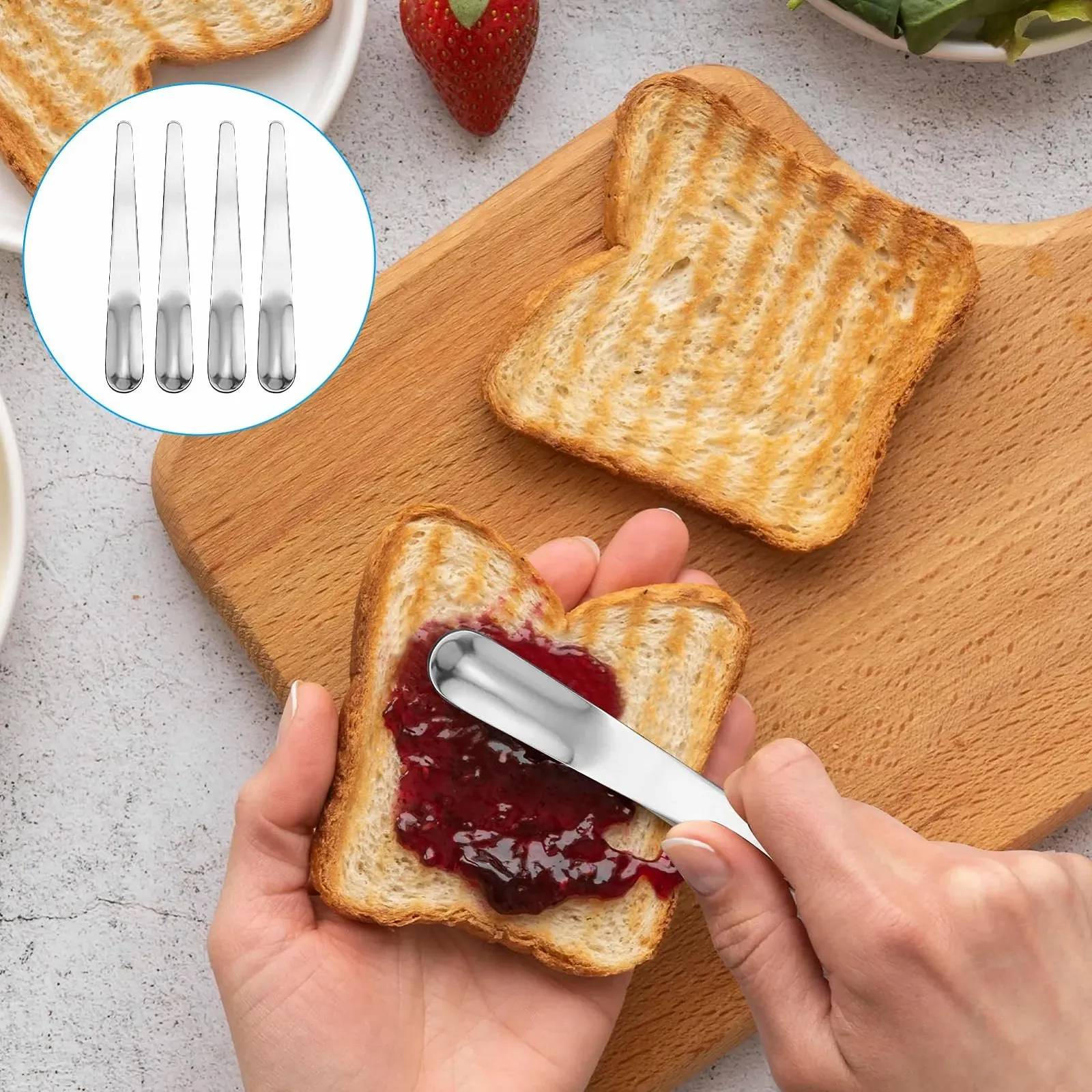 Ложка Десертна з нержавіючої сталі 12 шт, 12.3 см, фото №7