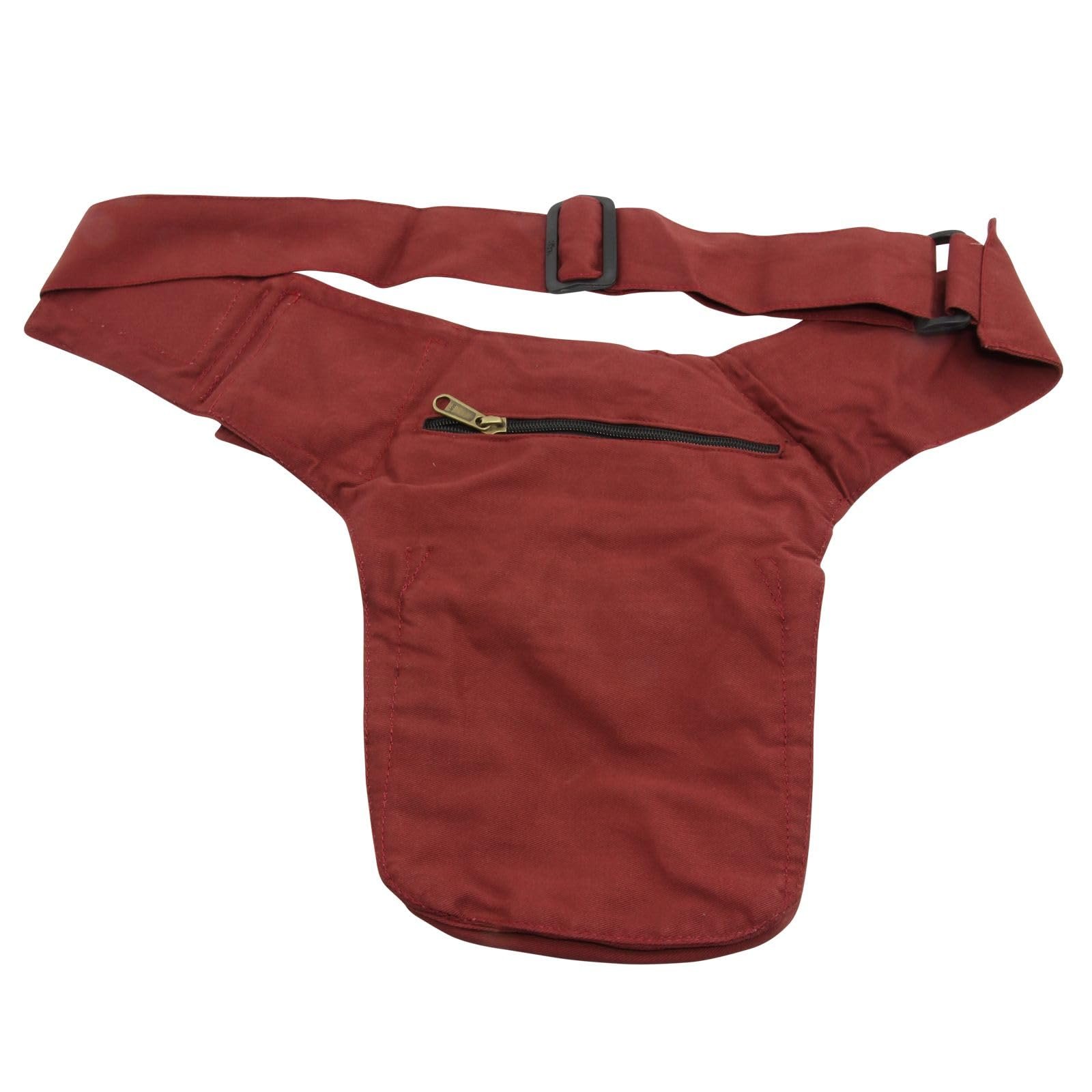 Поясная сумка Freak Scene Buddy Red Bordeaux Brass-Coloured красная, фото №2