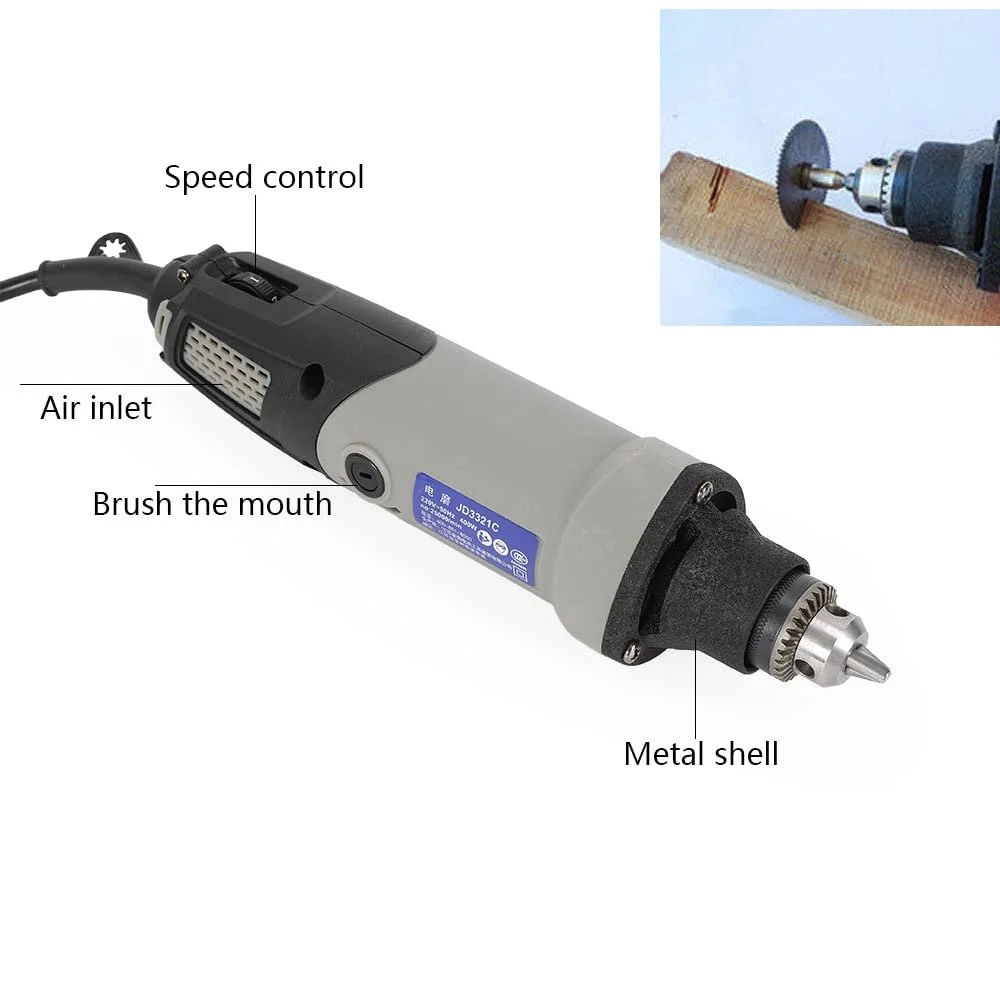 Электрическая Шлифовальная Машина Многофункциональная 400 Вт 28000 об/мин 6-скоростная, фото №3