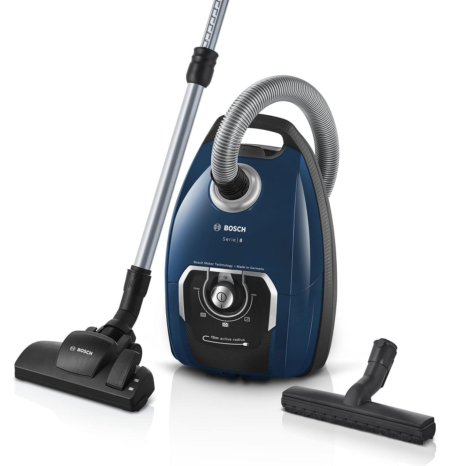 Bosch Пилосос з мішком Series 8 BGB75X494 650 Вт Синій, фото №2