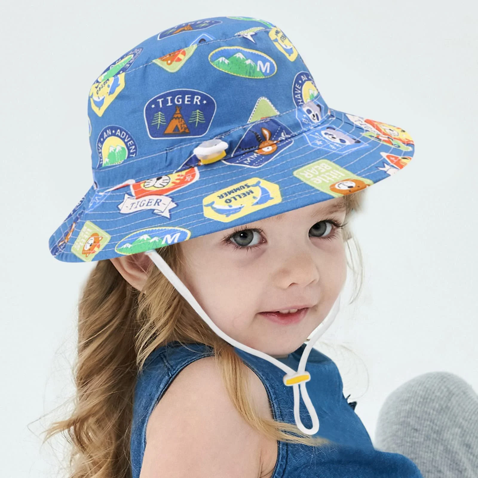 Сонцезахисна панама Glücksvogel унісекс UPF 50+ з широкими полями та регульованим шнурком, фото №5