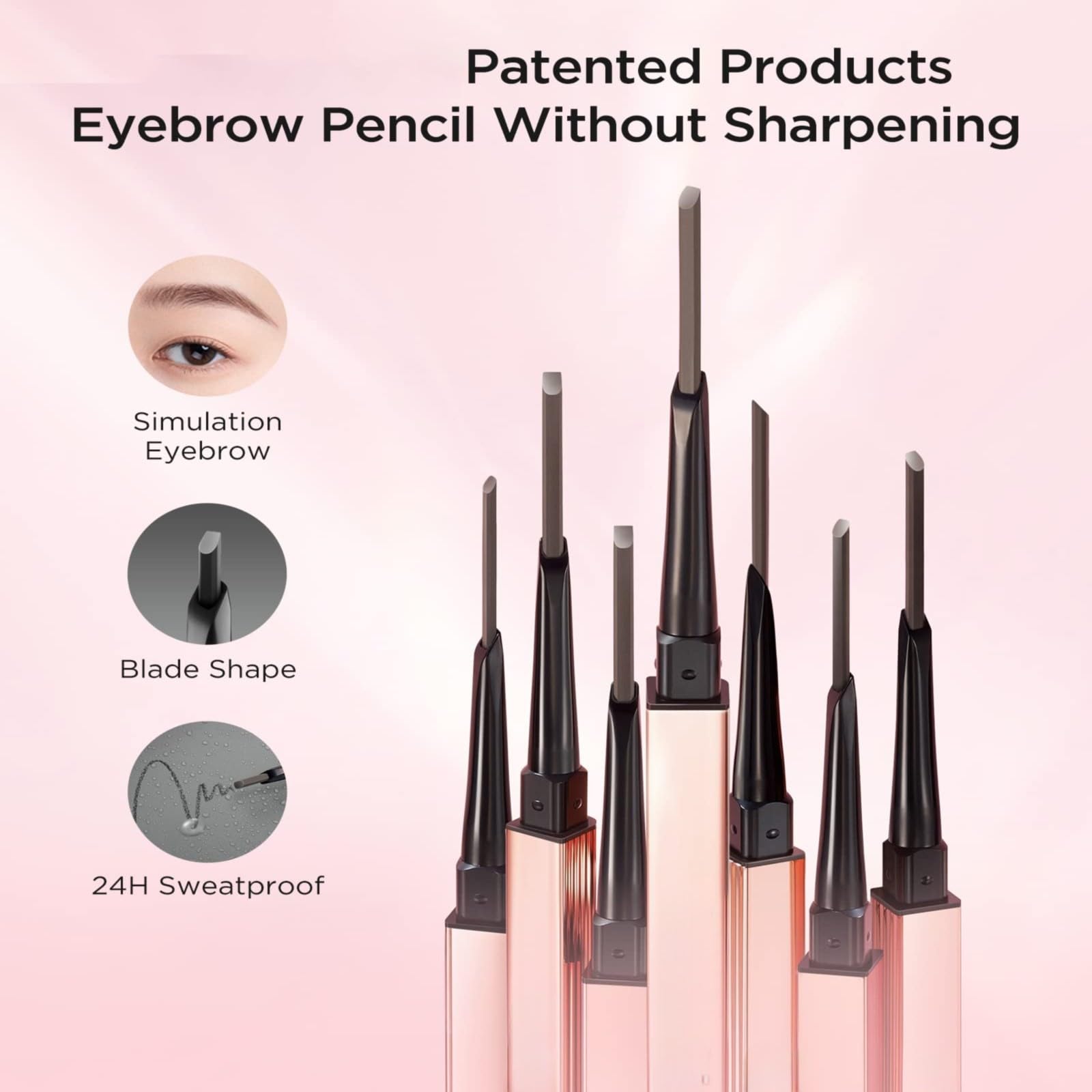 Пензель Augenbrauen з натуральним виглядом, включає пензлик Kolloidales Silberspray 50 (Сірий, Один Розмір), фото №3