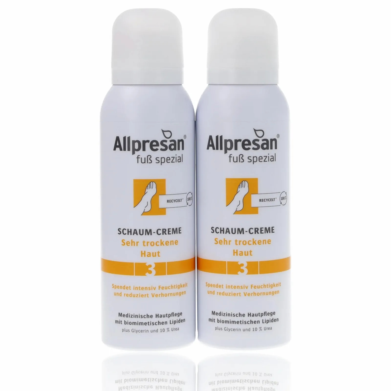 Крем-пена для ног Allpresan Fuß Spezial No. 3 Для очень сухой кожи 125 мл (2 шт.), фото №1