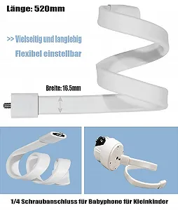 Тримач для відеоняні Flexible 1/4 Screw Connection White ціна на synthetic.ua - Фото 1 Тримач для відеоняні Flexible 1/4 Screw Connection White synthetic.ua - Фото 1