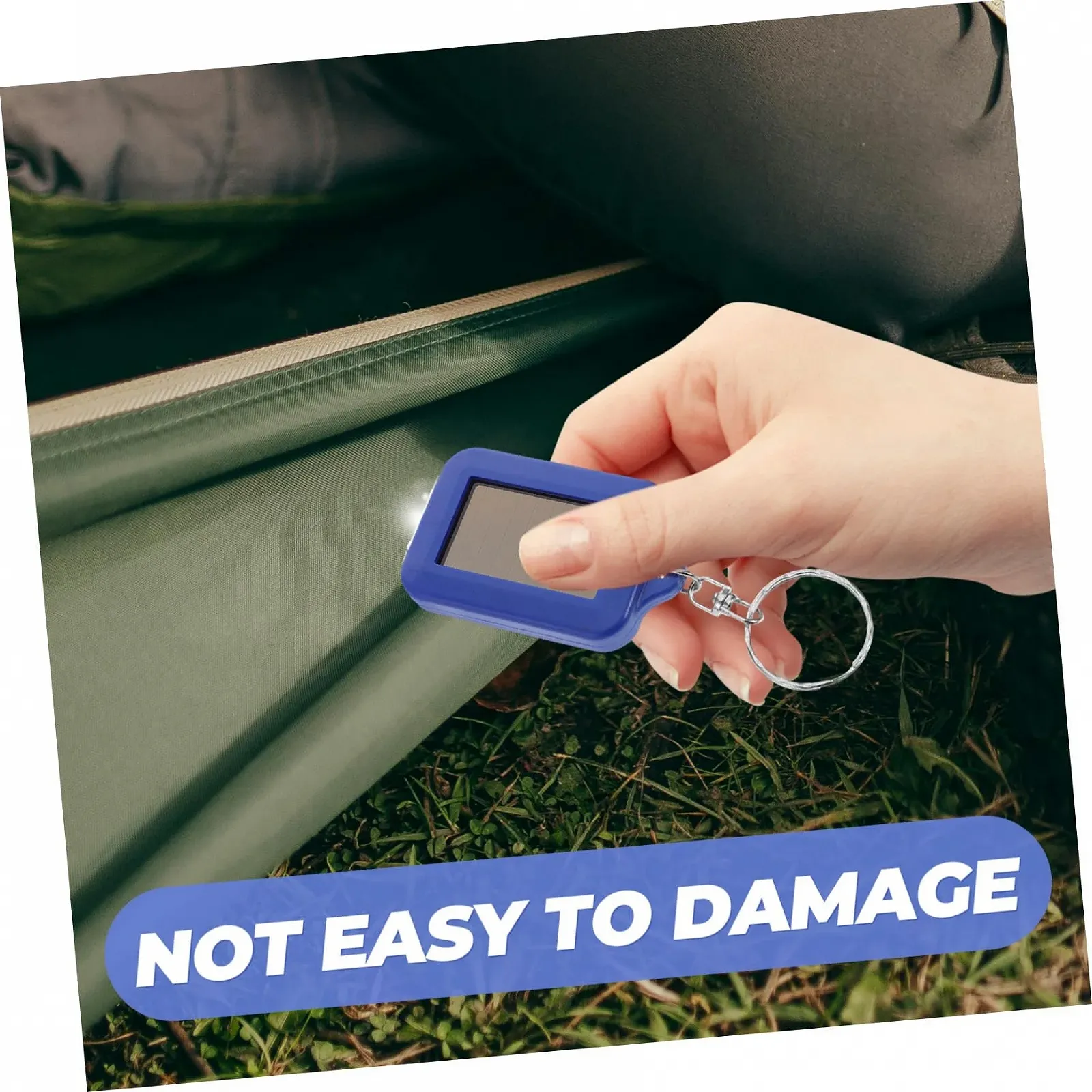 Ліхтарик Mipcase 5 шт. Сонячний Перезаряджуваний Кемпінговий Маленький Міні Брелок Пластик, фото №3