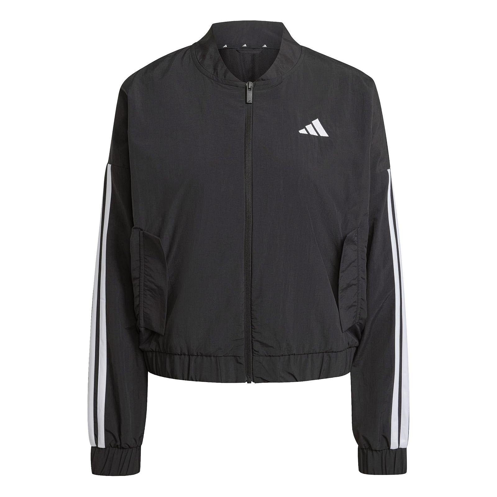 Бомбер adidas Essentials Жіночий 3-Stripes Lifestyle Тканий, фото №1
