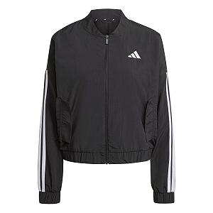 Бомбер adidas Essentials Женский 3-Stripes Lifestyle Тканый - Фото 1