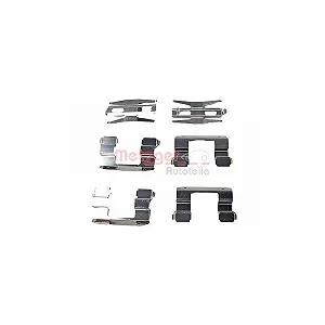 Комплект аксесуарів, гальмівні колодки METZGER 109-1618 HYUNDAI передня вісь - Фото 1