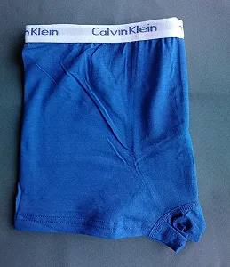 Чоловічі сині труси боксери Calvin Klein synthetic.ua - Фото 1