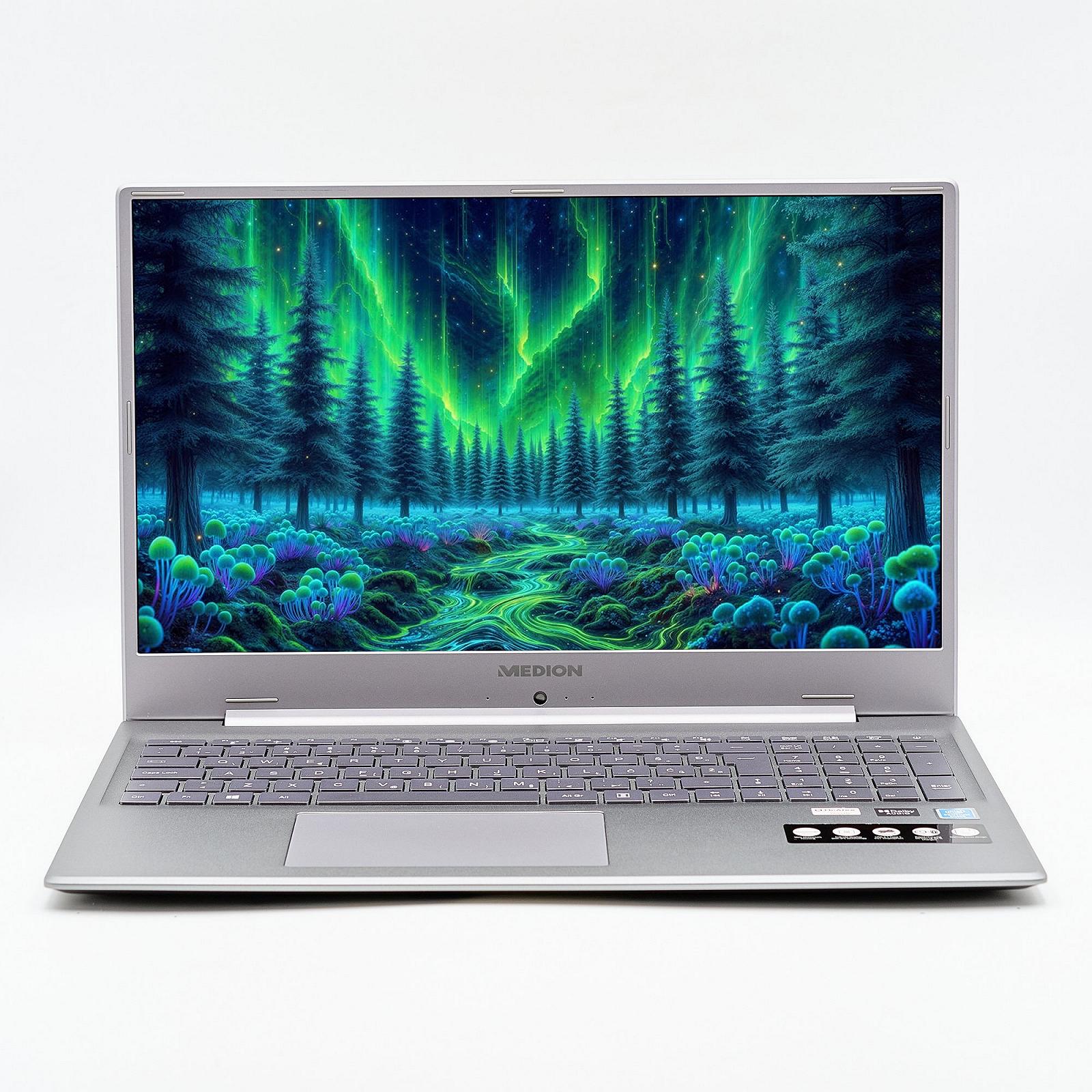 Ноутбук 17,3" Medion (Lenovo Group) Akoya E17201 Intel RAM 8 ГБ SSD 512 ГБ Intel Graphics Метал FullHD IPS Win10 (4411), фото №2