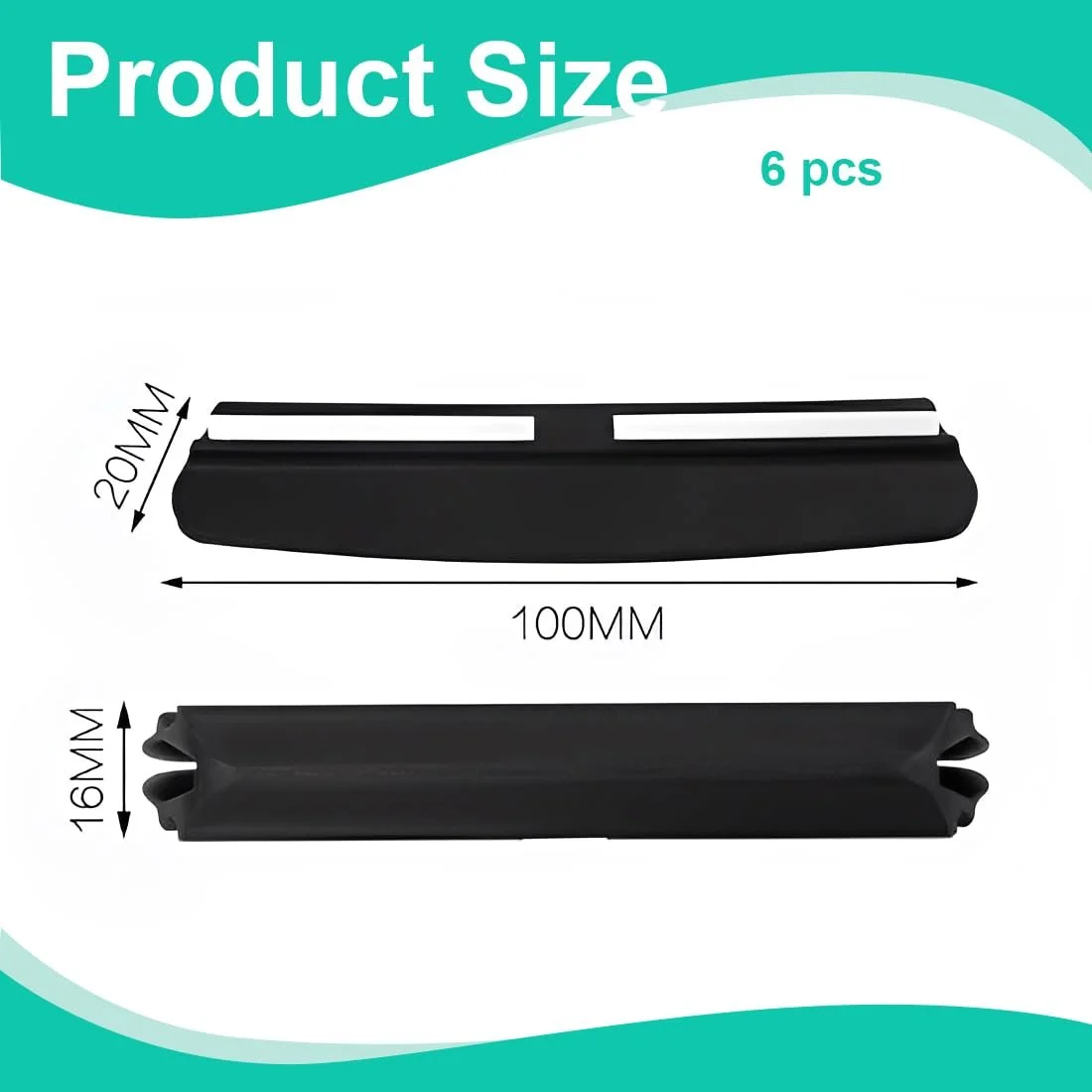 Набор направляющих для заточки ножей 15 градусов (6 шт.), фото №2