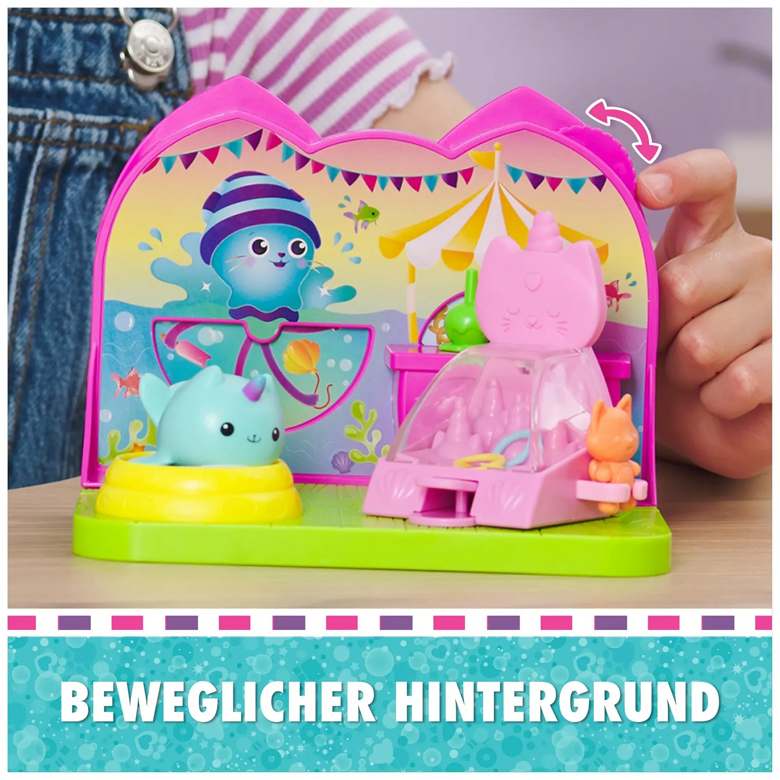 Набір для гри Gabby's Dollhouse Deluxe Room з Kitten Narwhal Kitty Narwhale, Меблями та Тематичними Аксесуарами, Для віку 3+, фото №4