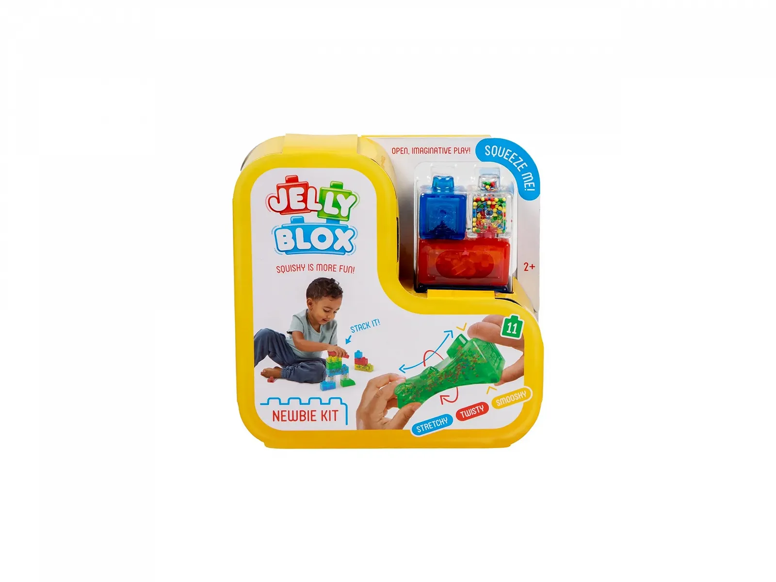 Строительная игрушка Jelly Blox Newbie Kit с 11 сенсорными строительными блоками, фото №1