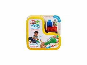 Строительная игрушка Jelly Blox Newbie Kit с 11 сенсорными строительными блоками - Фото 1