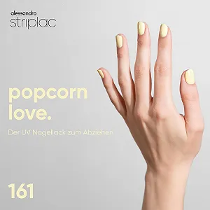 Гель-лак alessandro Striplac Popcorn Love Пастельно-жёлтый, 6.5 мл synthetic.ua - Фото 1