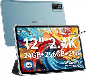 Планшет 12" Full HD Oukitel OT5S 6/256Gb 4G 2-SIM 8 ядер Android 14 8250 mAh Голубой - Фото 1
